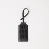 Amsterdam Bag Charm - Black Soft Grain Leather
