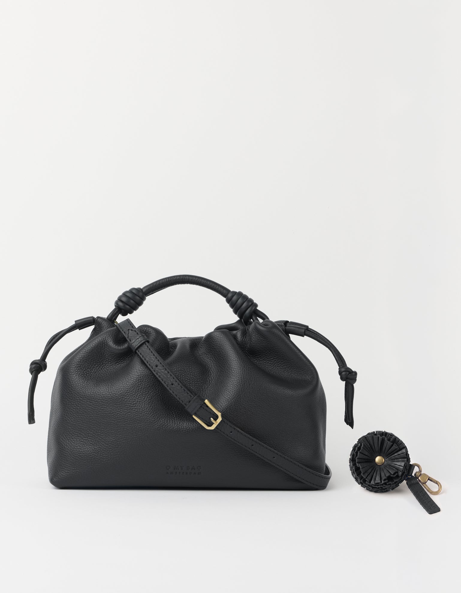 Kiki Midi & Pom Pom Charm Set - Black