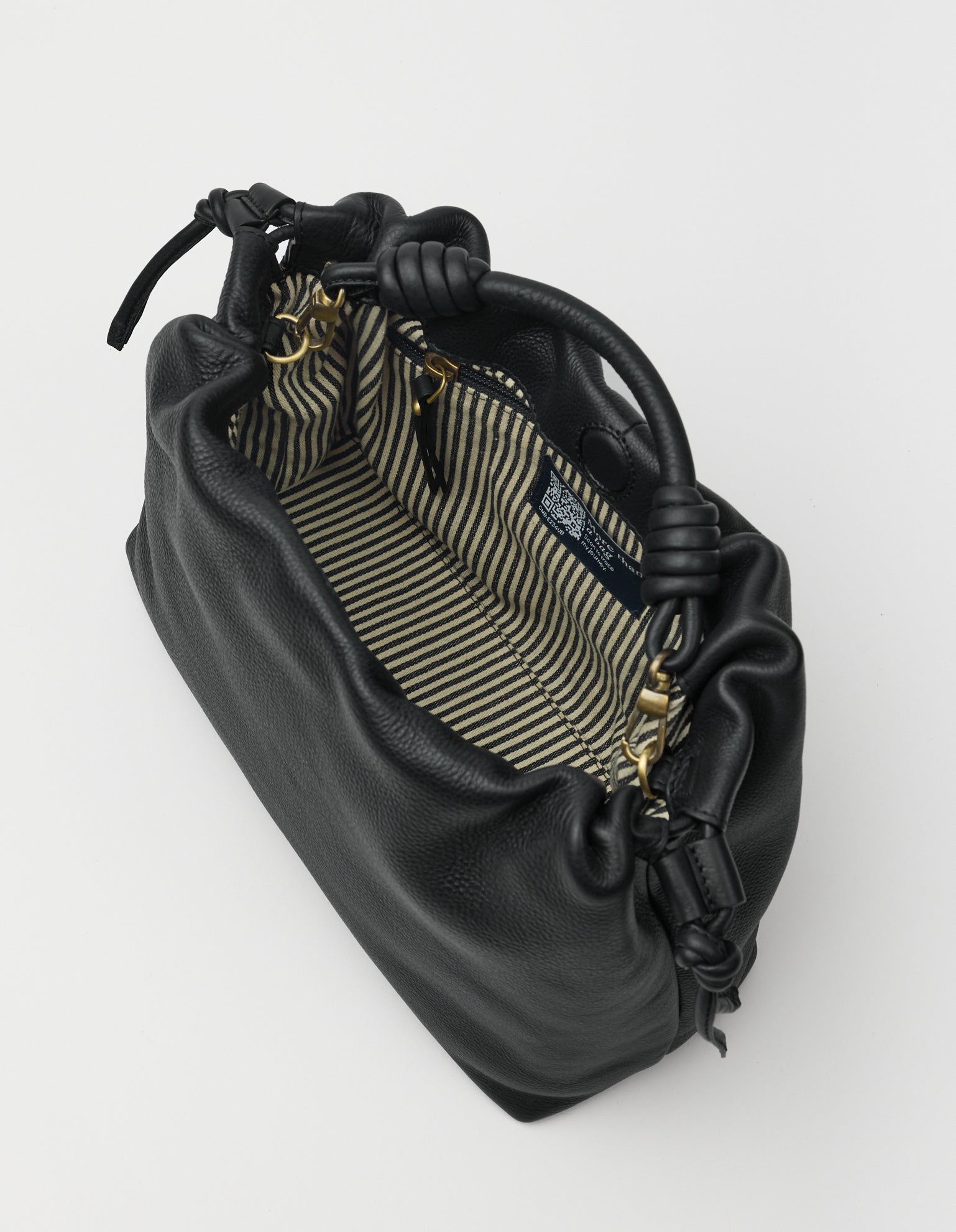 Kiki Midi - Black Soft Grain Leather