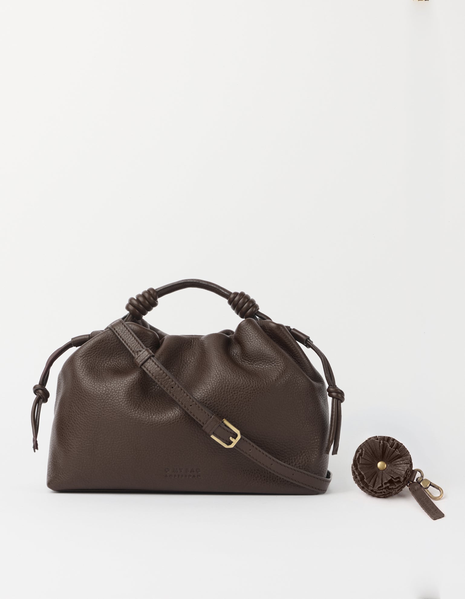 Kiki Midi & Pom Pom Charm Set - Chocolate