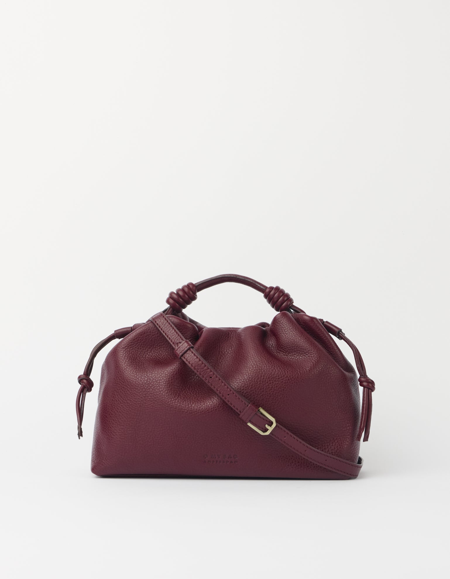 Kiki Midi - Dark Cherry Soft Grain Leather
