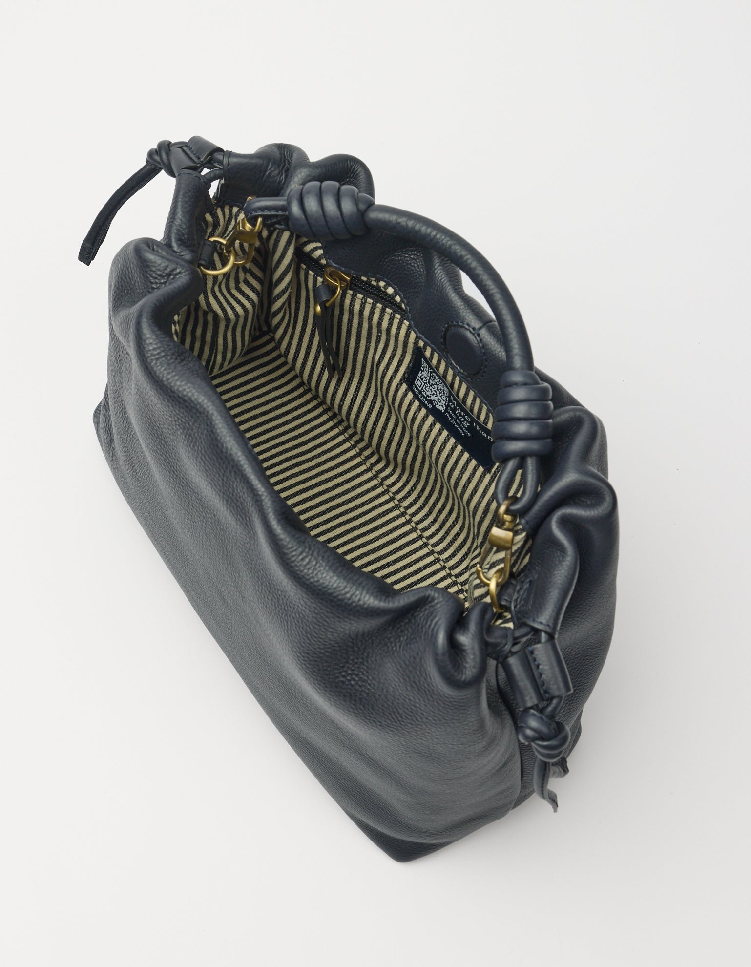 Kiki Midi - Universe Blue Soft Grain Leather