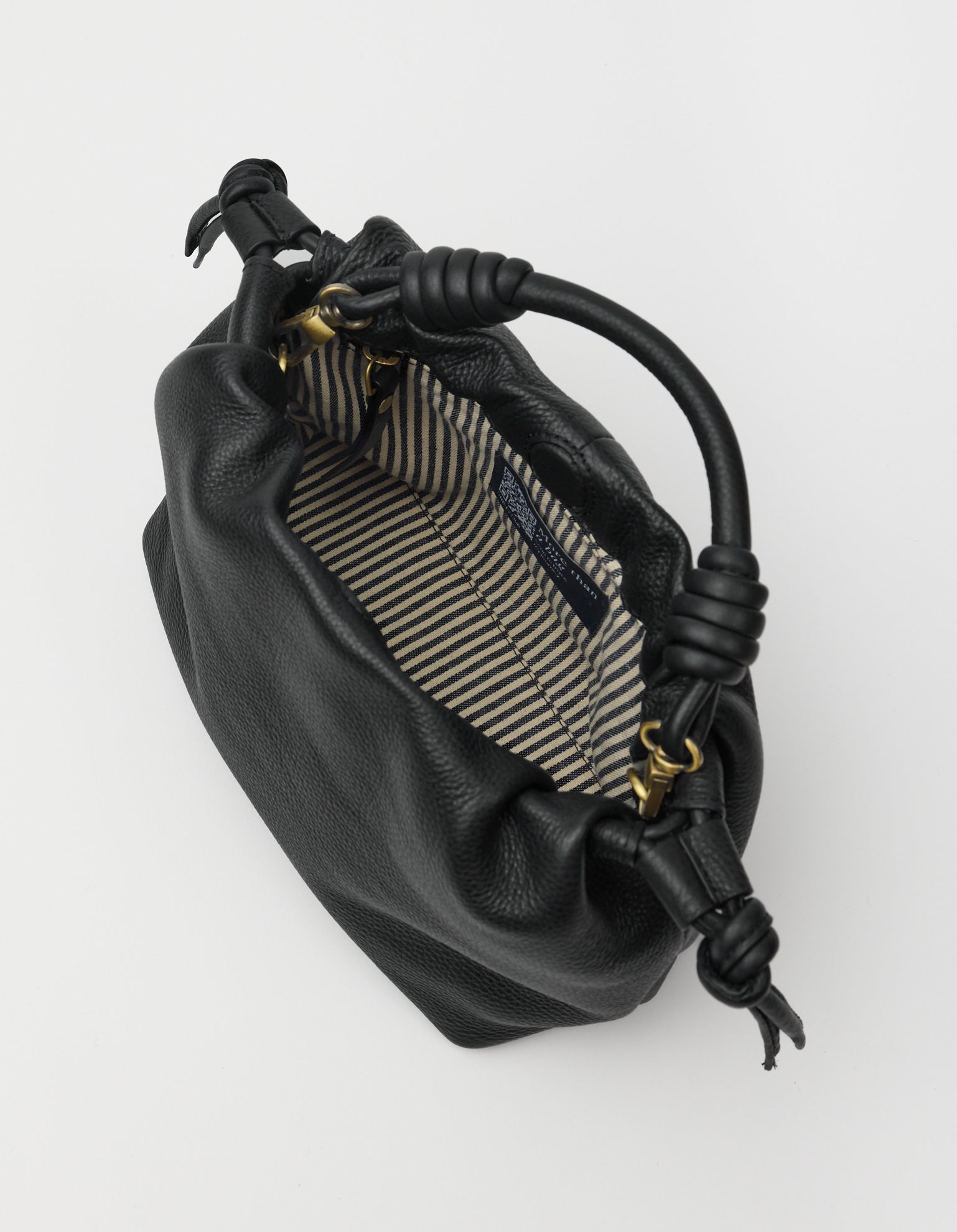 Kiki Mini - Black Soft Grain Leather