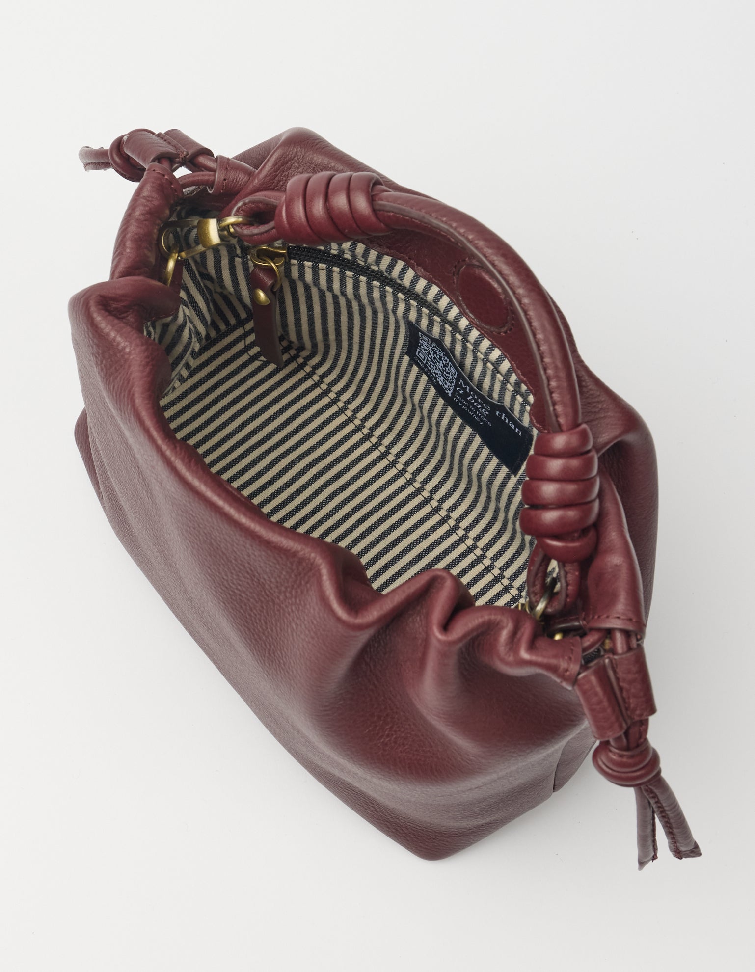 Kiki Mini - Dark Cherry Soft Grain Leather