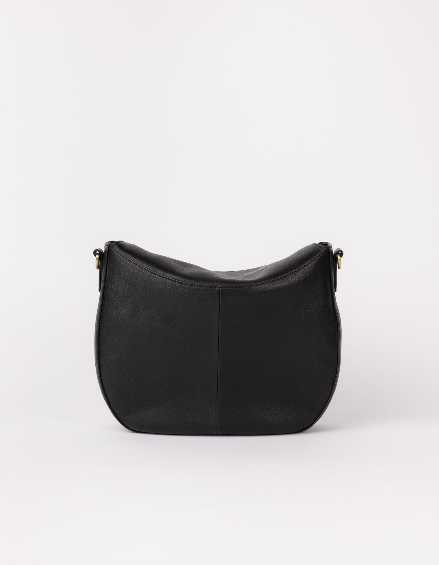 Back product image of Sienna black soft grain leather crossbody bag