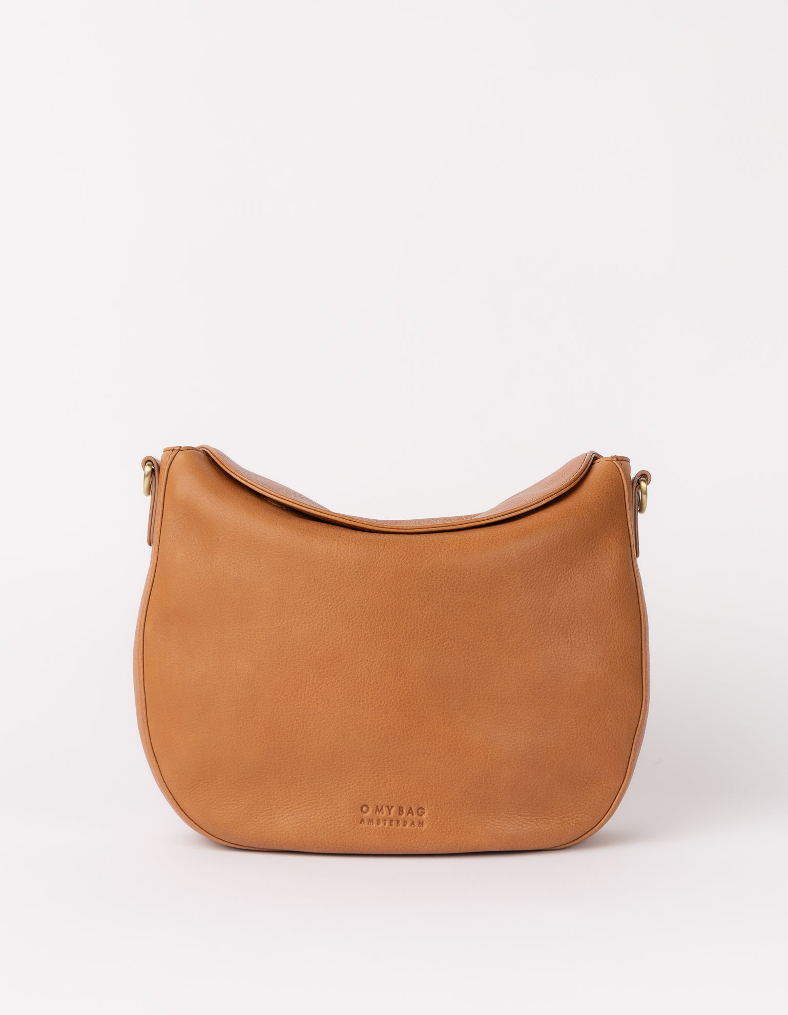 Front product image of Sienna wild oak soft grain leather crossbody bag