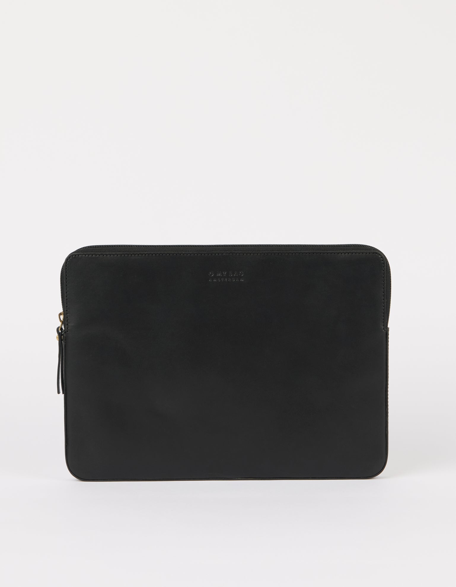 Laptop Sleeve 13" - Black Classic Leather