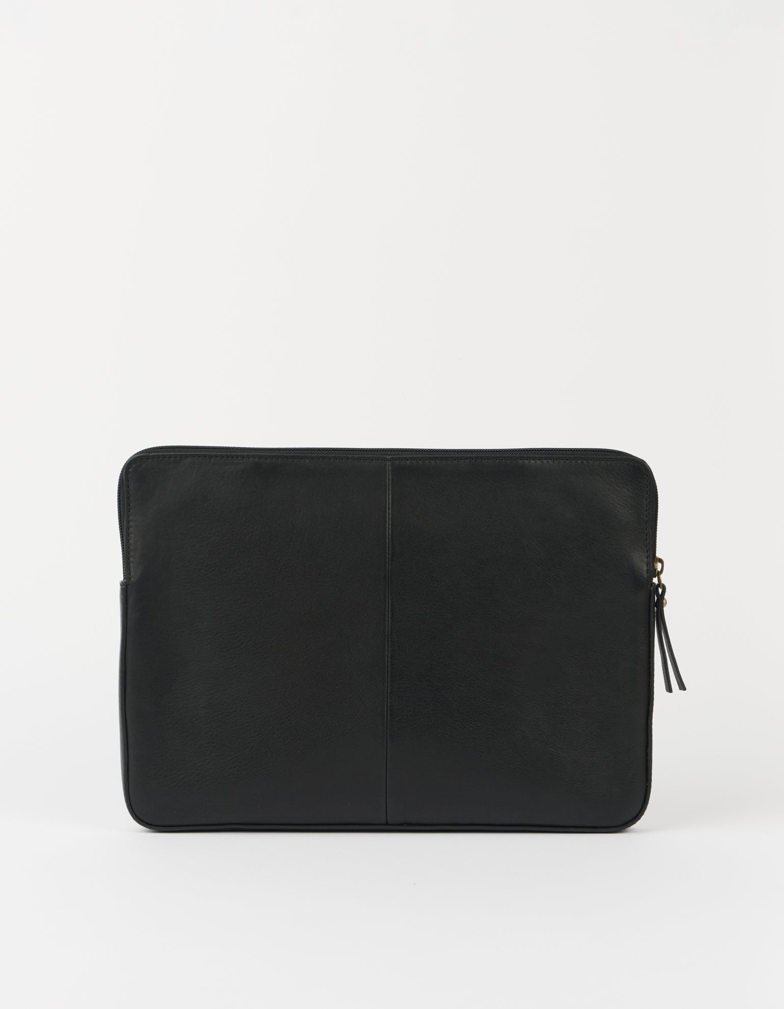 Laptop Sleeve 13/14" - Black Soft Grain Leather
