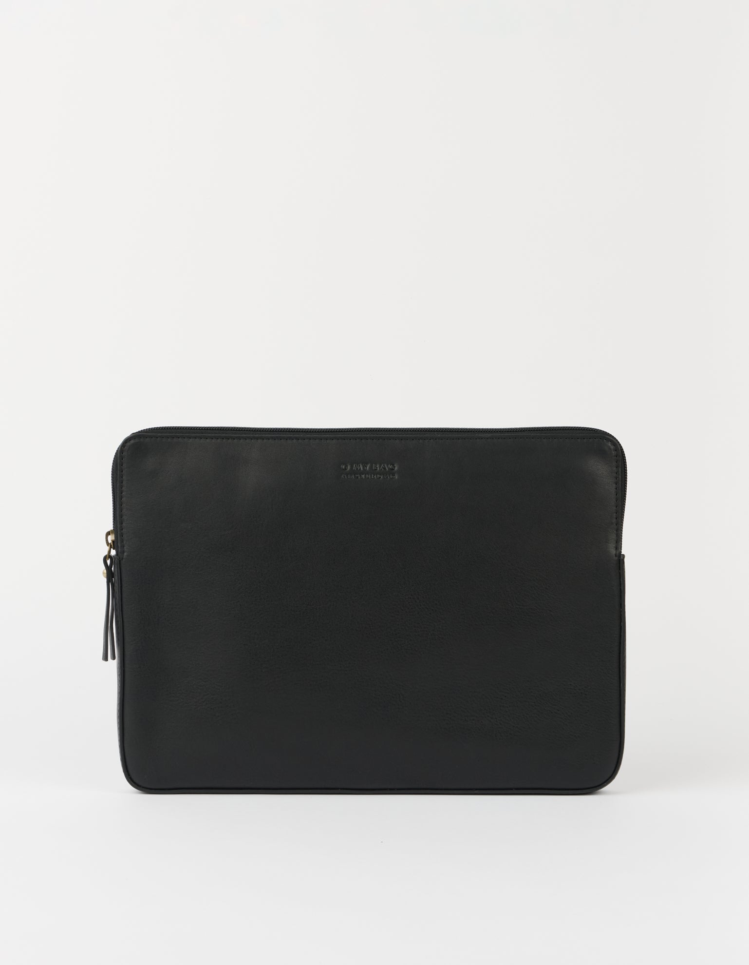 Laptop Sleeve 13/14" - Black Soft Grain Leather
