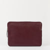 Laptop Sleeve 13/14" - Dark Cherry Soft Grain Leather