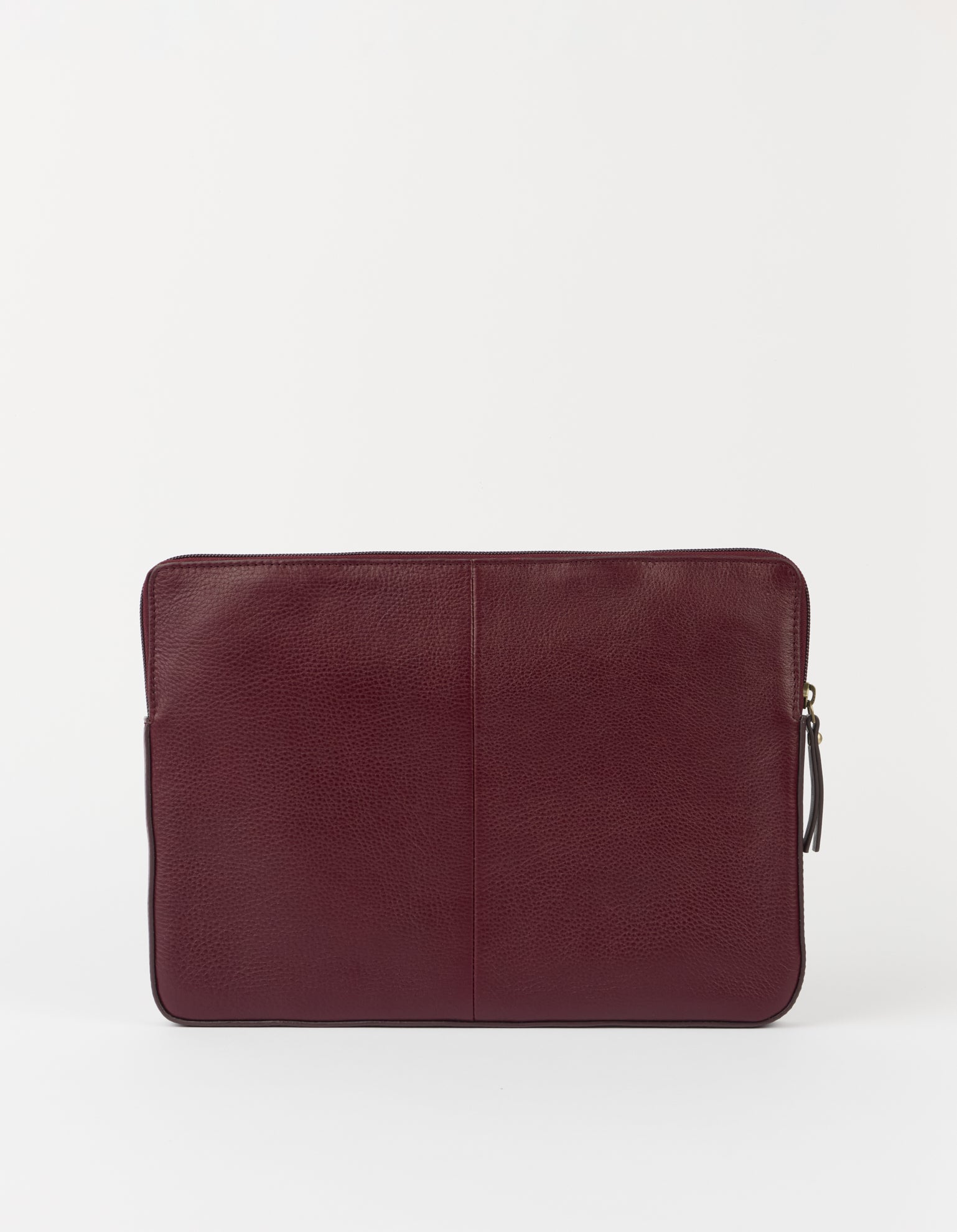 Laptop Sleeve 13/14" - Dark Cherry Soft Grain Leather