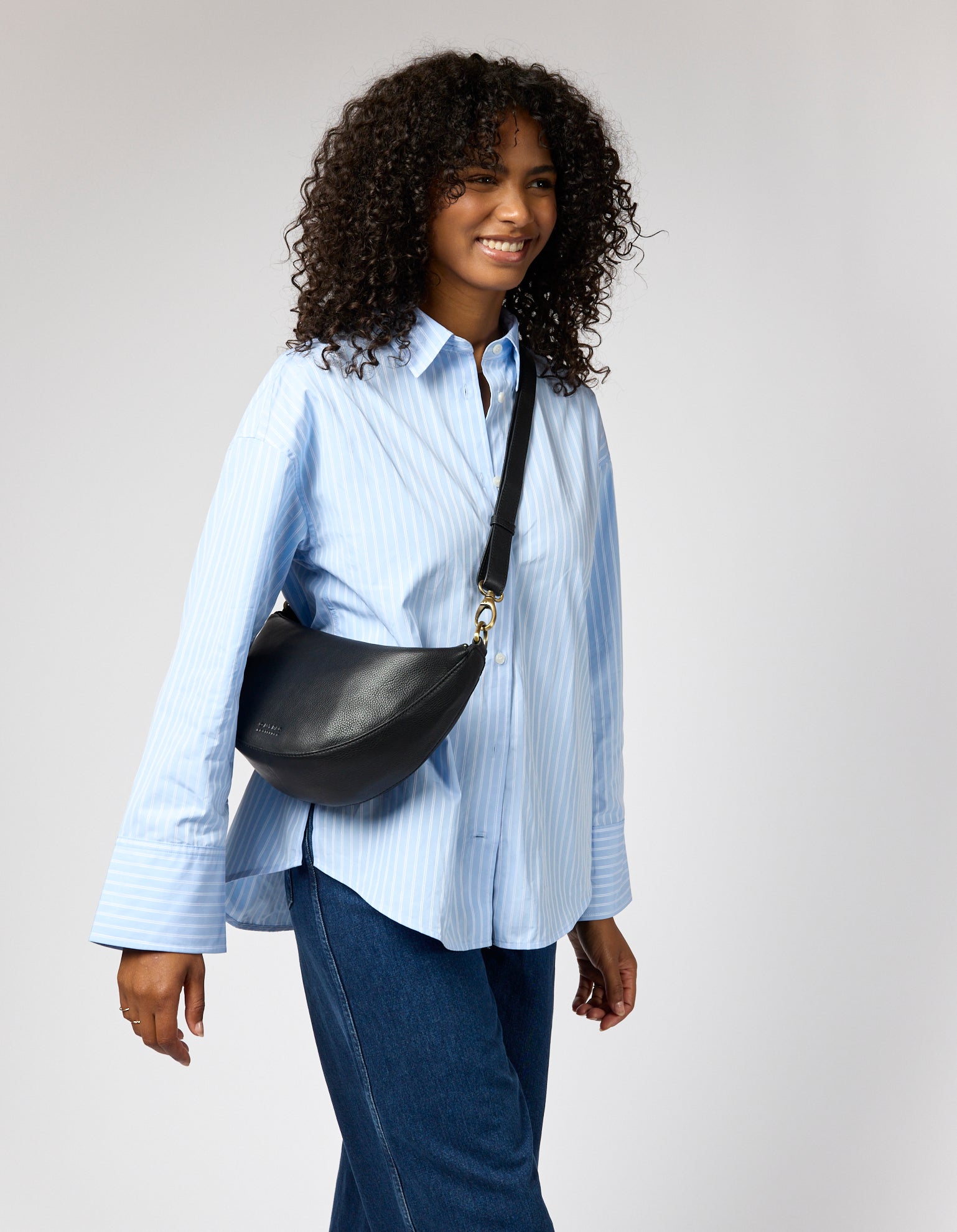 Leo - Black Soft Grain Leather