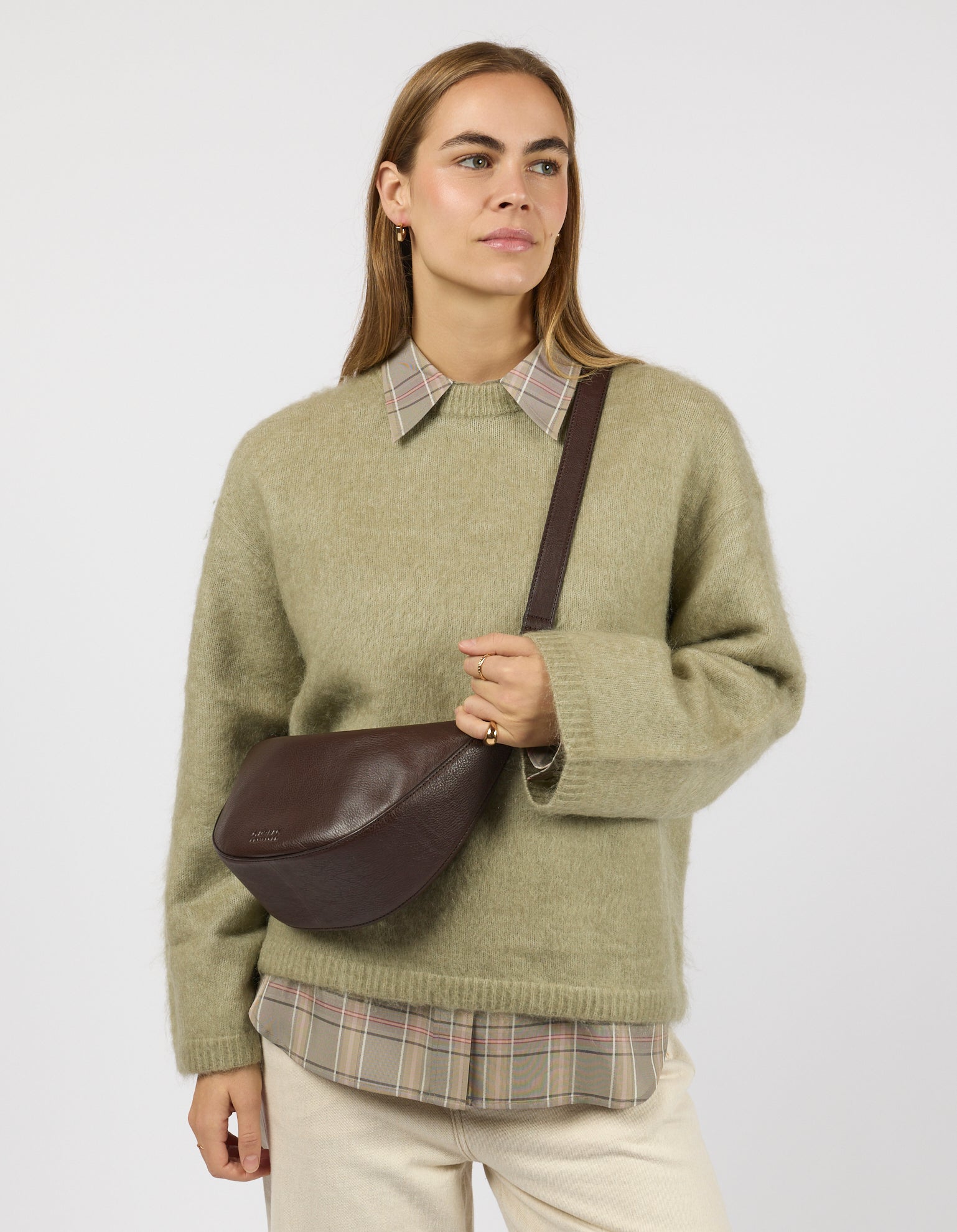 Leo Midi - Chocolate Soft Grain Leather