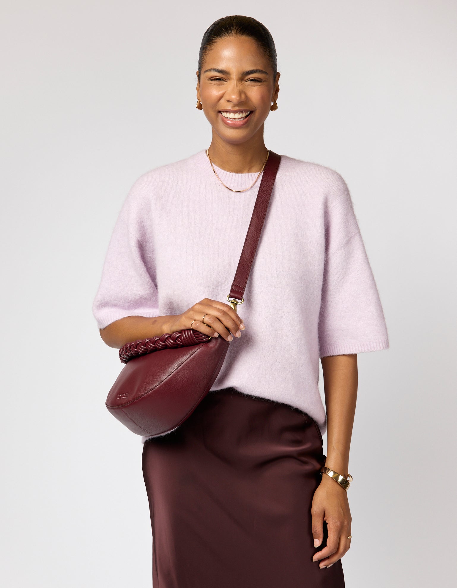 Leo - Kersenrood Soft Grain Leer