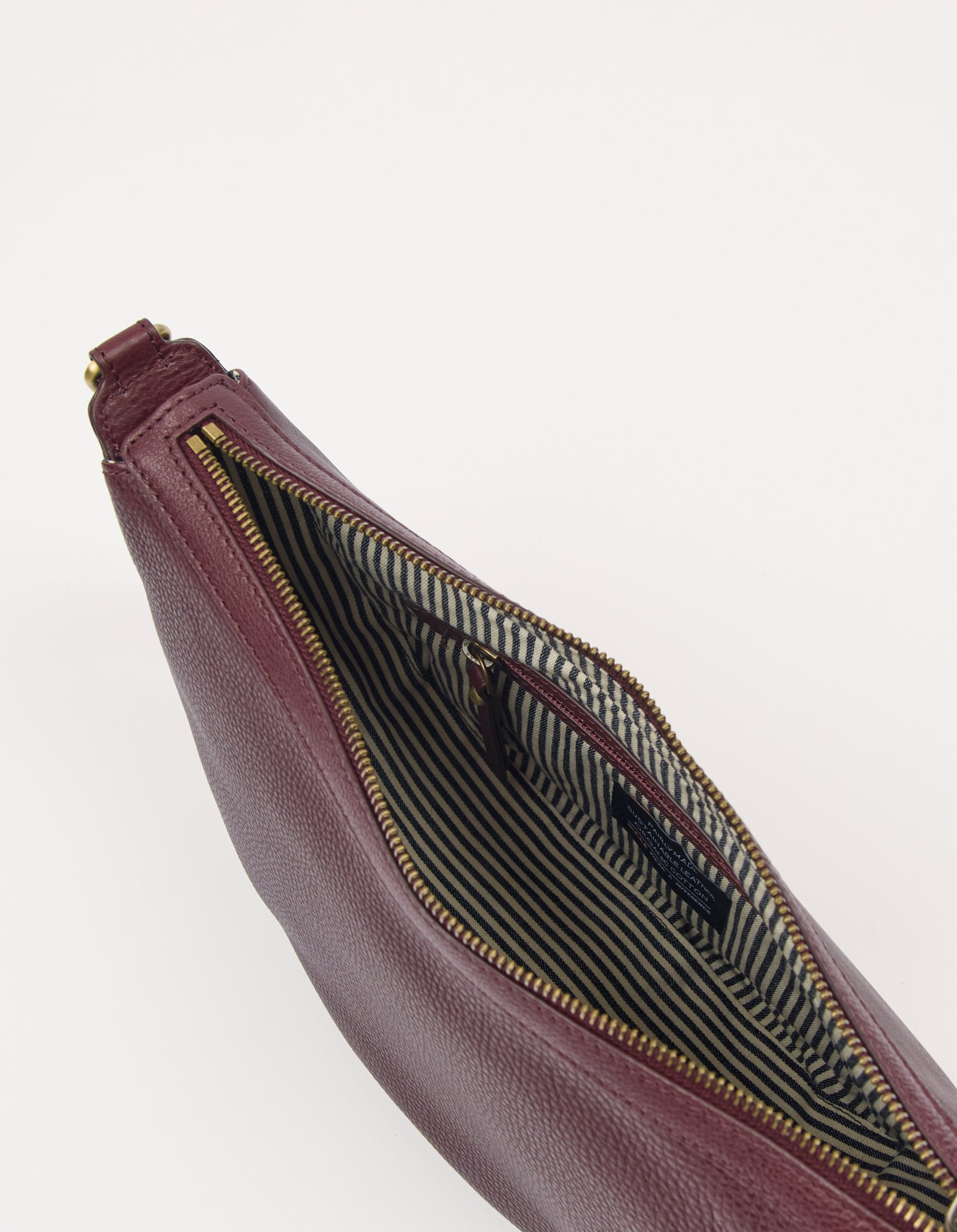 Leo Midi - Dark Cherry Soft Grain Leather