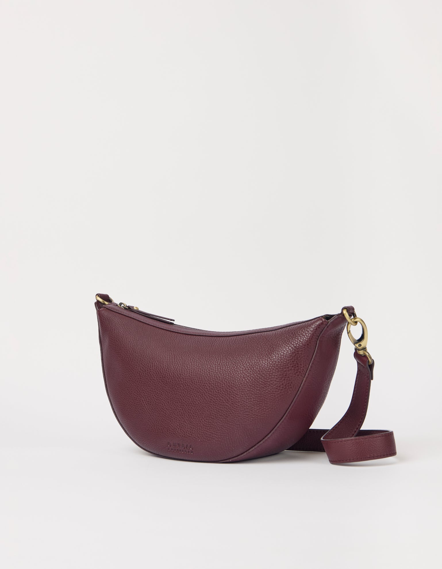 Leo Midi - Dark Cherry Soft Grain Leather