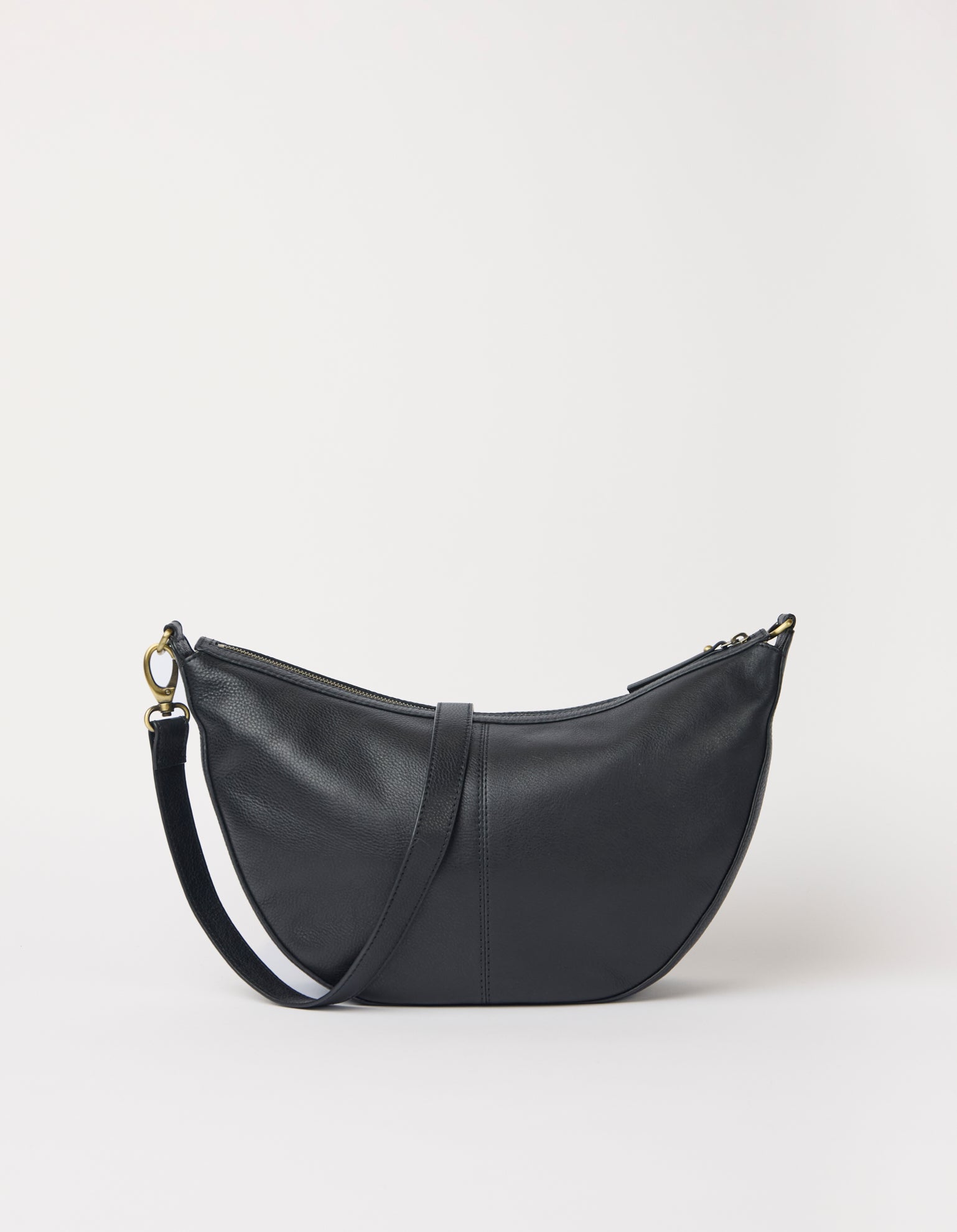 Leo Maxi - Black Soft Grain Leather
