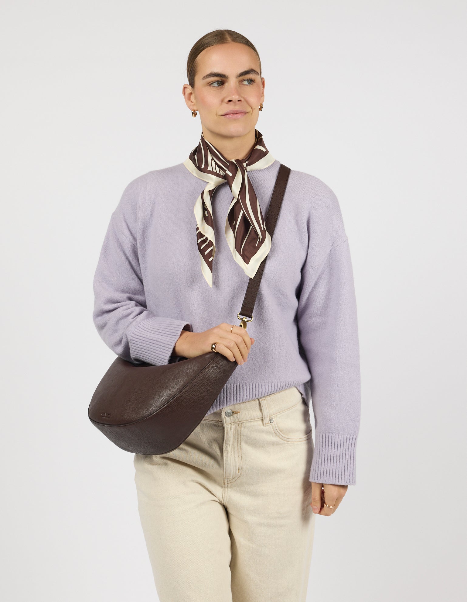 Leo Maxi - Chocolate Soft Grain Leather