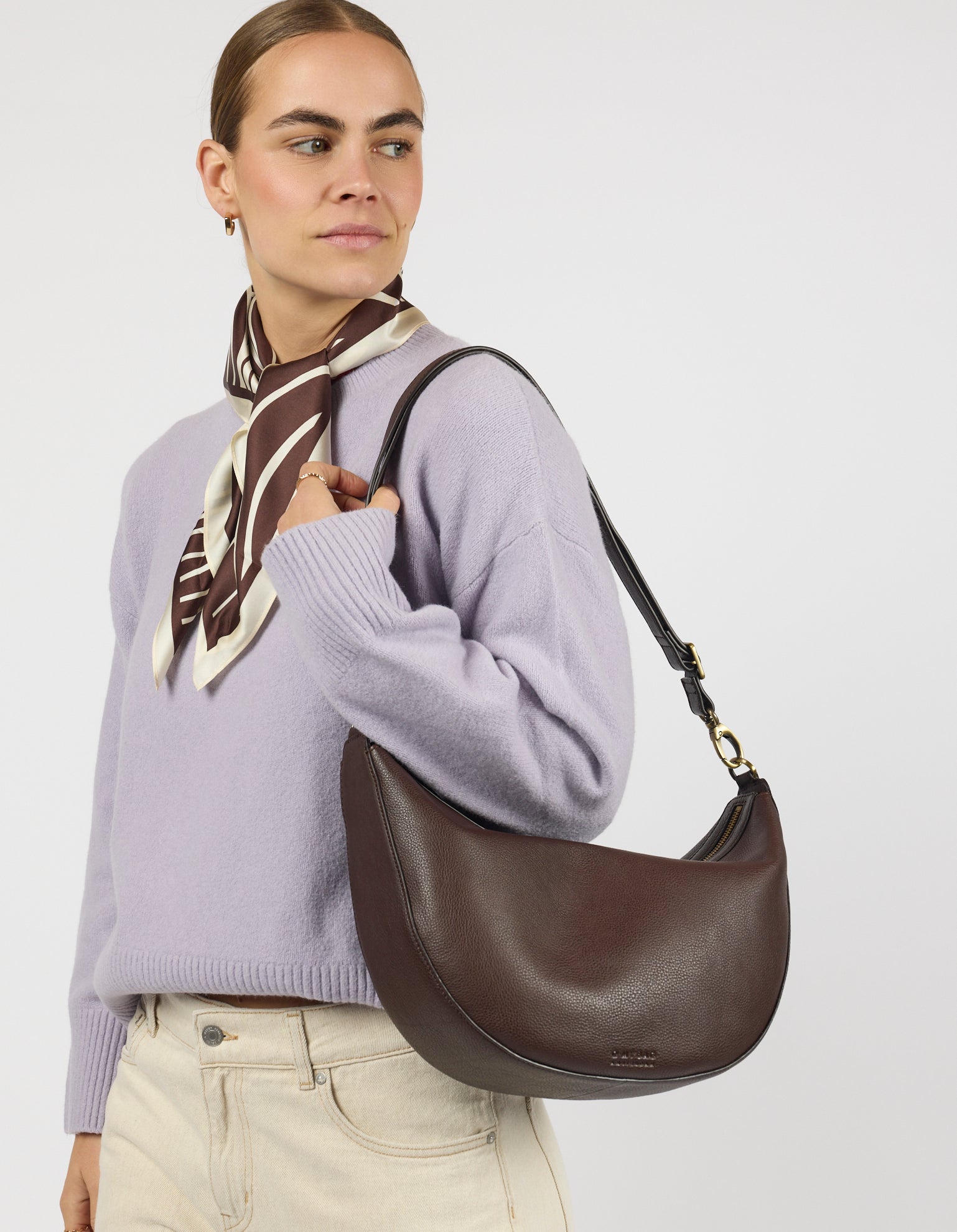 Leo Maxi - Chocolate Soft Grain Leather