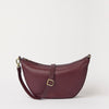 Leo Maxi - Dark Cherry Soft Grain Leather