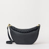 Leo Maxi Twisted Handle - Black Soft Grain Leather