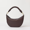 Leo Maxi Twisted Handle - Chocolate Soft Grain Leather