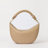 Leo Maxi Twisted Handle - Dark Sand Soft Grain Leather