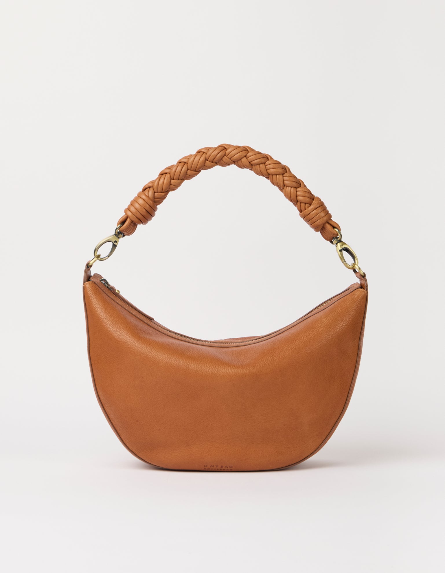 Leo Maxi Twisted Handle - Wild Oak Soft Grain Leather