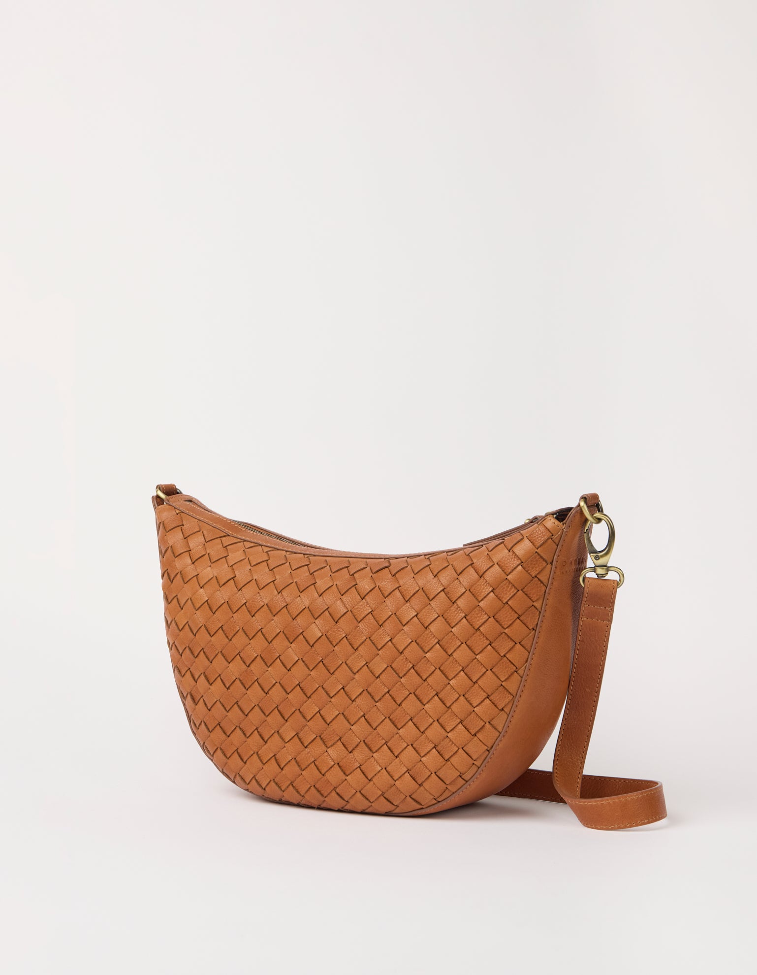 Leo Maxi - Wild Oak Woven Soft Grain Leather