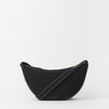 Leo Midi Crossbody Strap - Black Suède