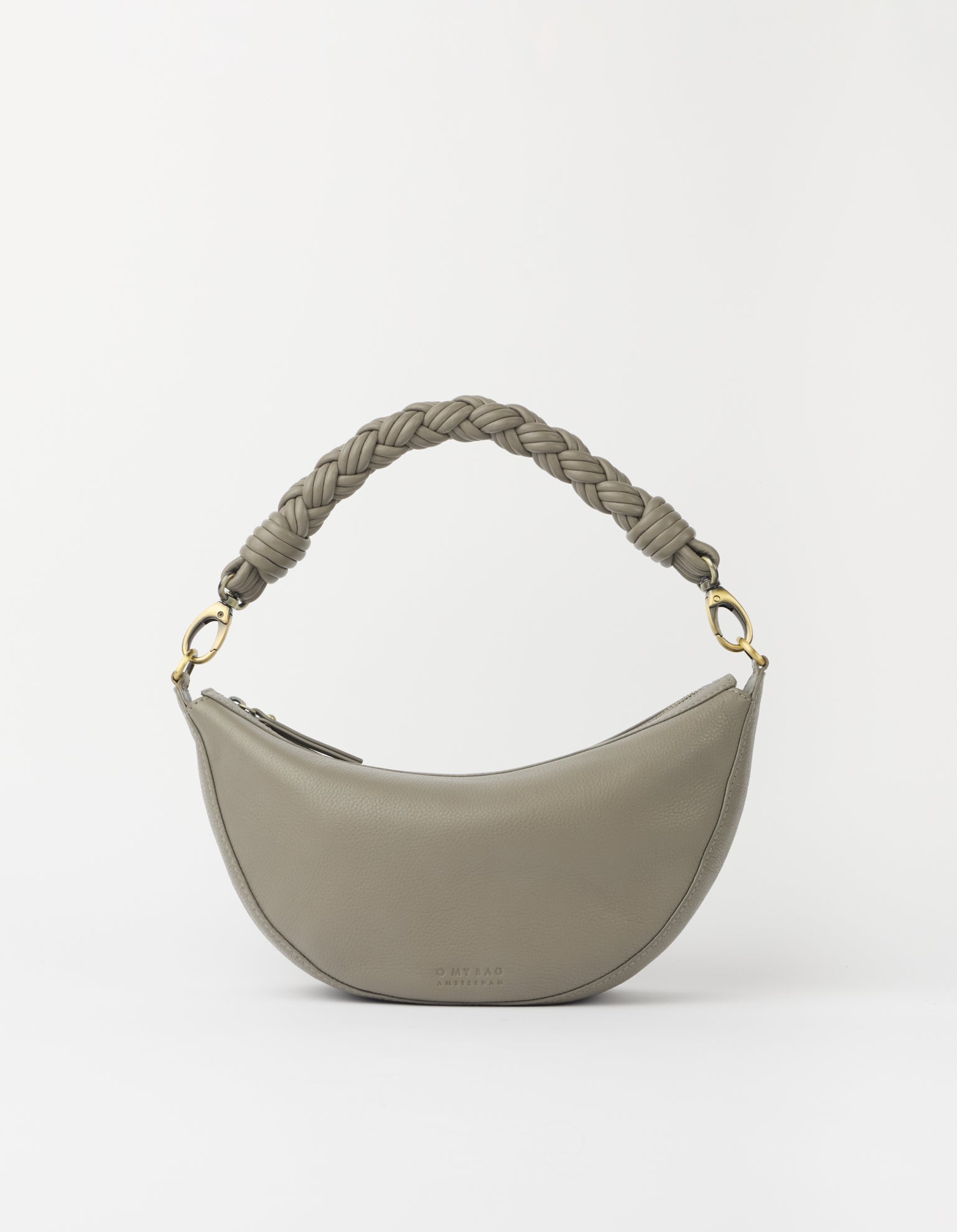 Leo Midi Twisted Handle - Clay Soft Grain Leather