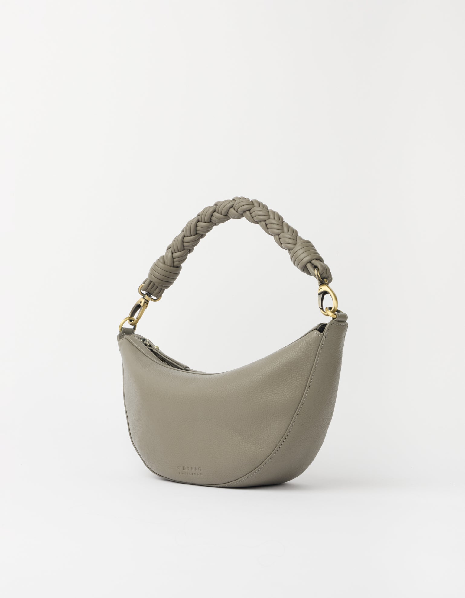 Leo Midi Twisted Handle - Clay Soft Grain Leather