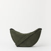 Leo Midi Crossbody Strap - Moss Suède