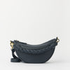 Leo Midi Twisted Handle - Universe Blue Soft Grain Leather
