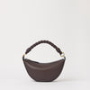Leo Mini Twisted Handle - Chocolate Soft Grain Leather