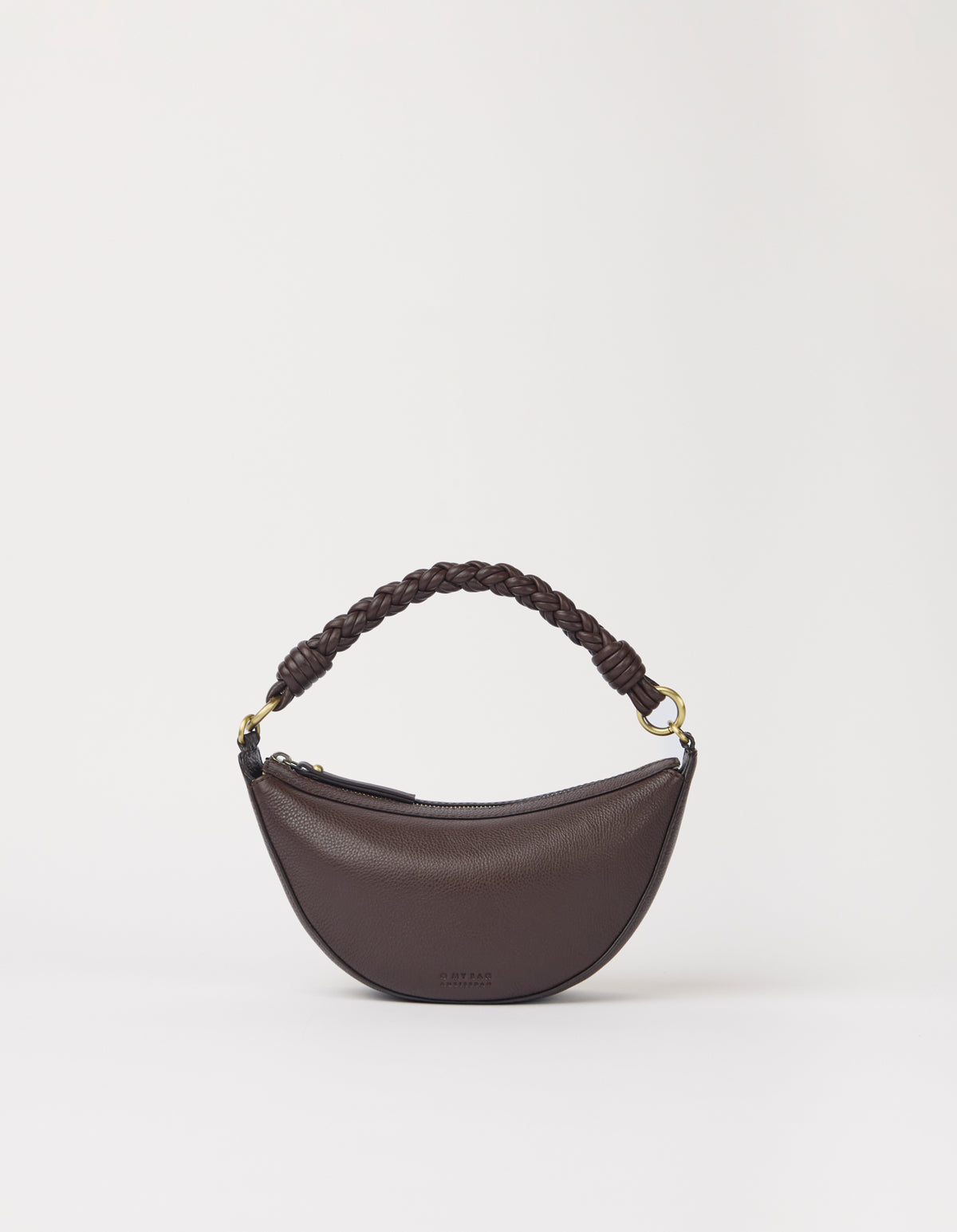 Leo Mini Twisted Handle - Chocolate Soft Grain Leather