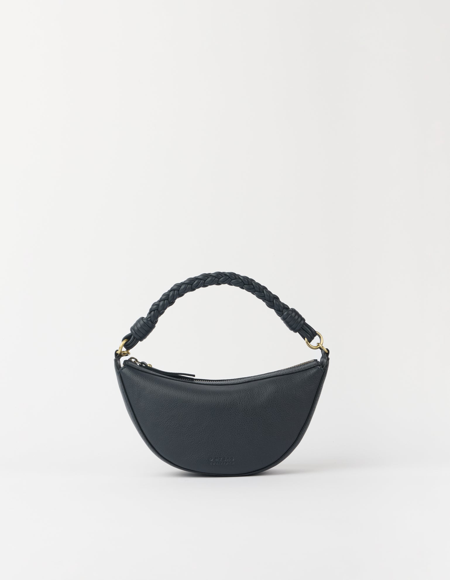 Leo Mini Twisted Handle - Universe Blue Soft Grain Leather