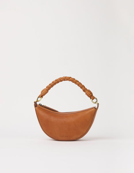 果物 LEO.LILY Leo Mini Twisted Handle - Wild Oak Soft Grain Leather