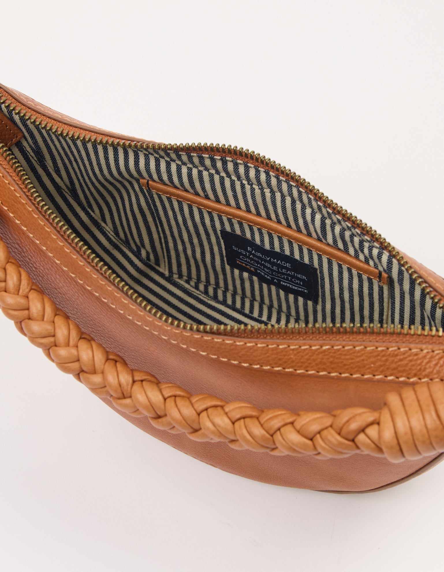 Leo Mini Twisted Handle - Wild Oak Soft Grain Leather