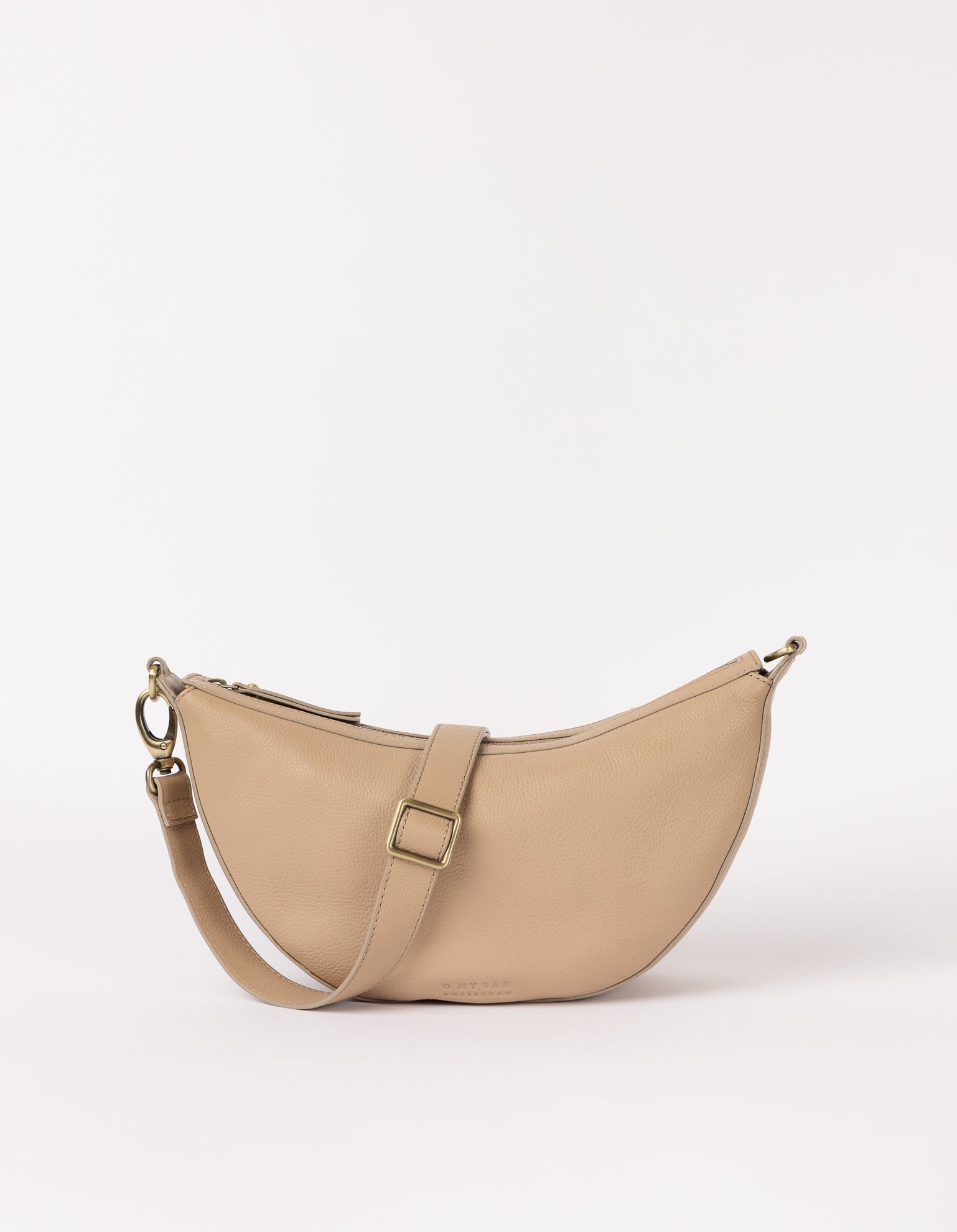 Leo Midi - Dark Sand Soft Grain Leather