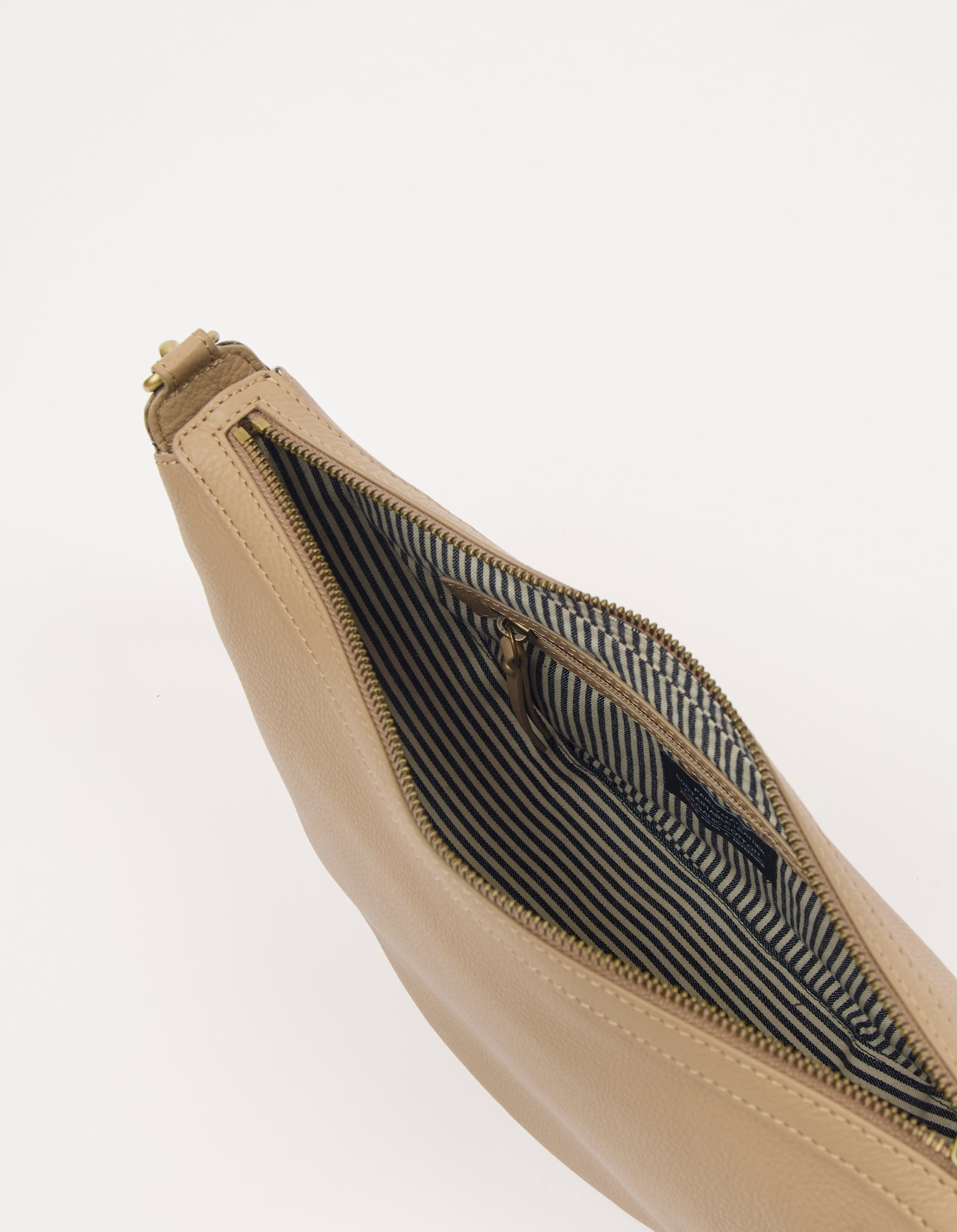 Leo Midi - Dark Sand Soft Grain Leather