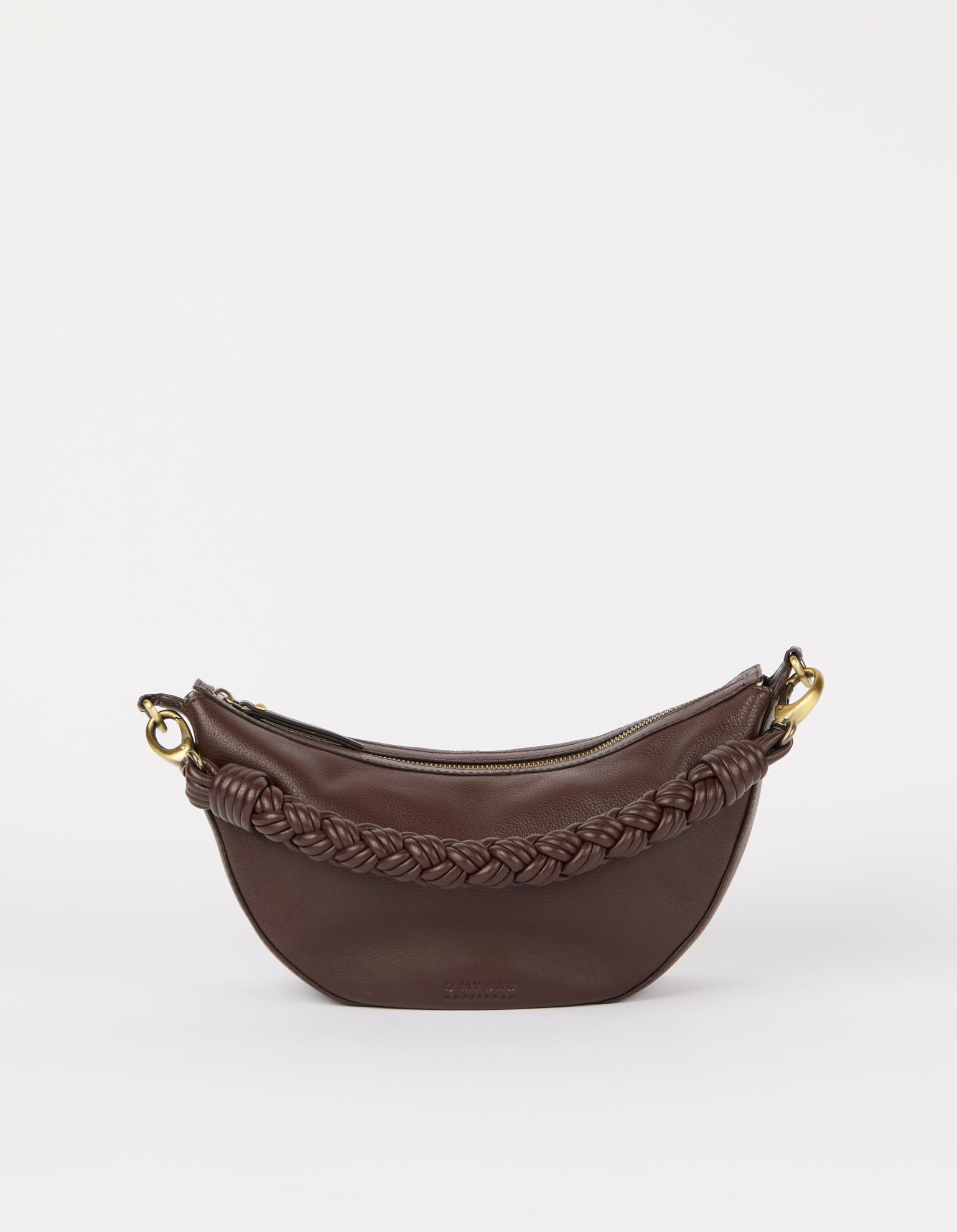 Leo Twisted Handle - Chocolate Soft Grain Leather