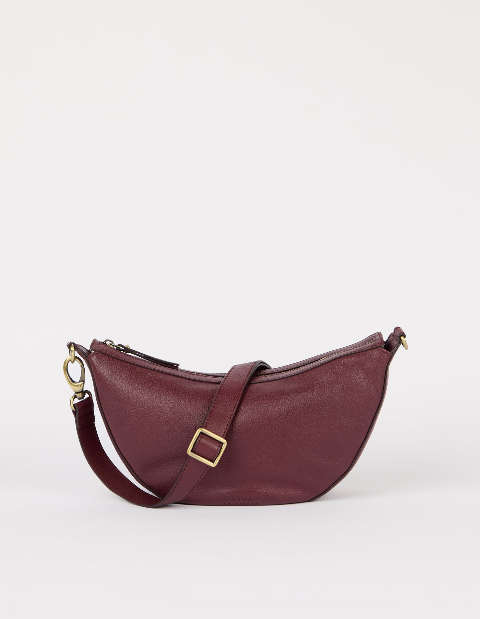 Leo Midi - Dark Cherry Soft Grain Leather