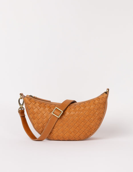 Leo Midi - Wild Oak Woven Soft Grain Leather