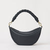Leo Twisted Handle - Black Soft Grain Leather