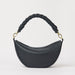 Leo Twisted Handle - Black Soft Grain Leather