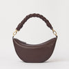 Leo Twisted Handle - Chocolate Soft Grain Leather