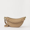 Leo Midi Twisted Handle - Dark Sand Soft Grain Leather