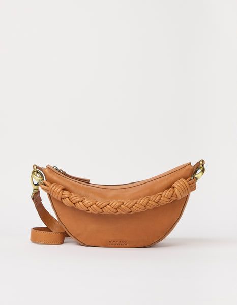 Leo Midi Twisted Handle - Wild Oak Soft Grain Leather