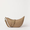 Leo Midi - Dark Sand Woven Soft Grain Leather